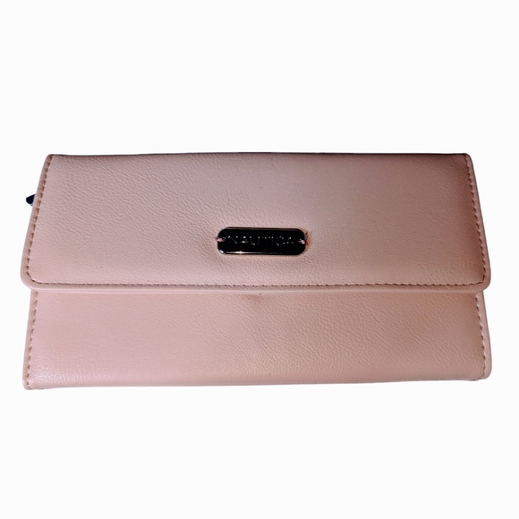 NWOT Nautica Money Manager RFID Wallet in pink and navy - never used - Picture 7 of 16